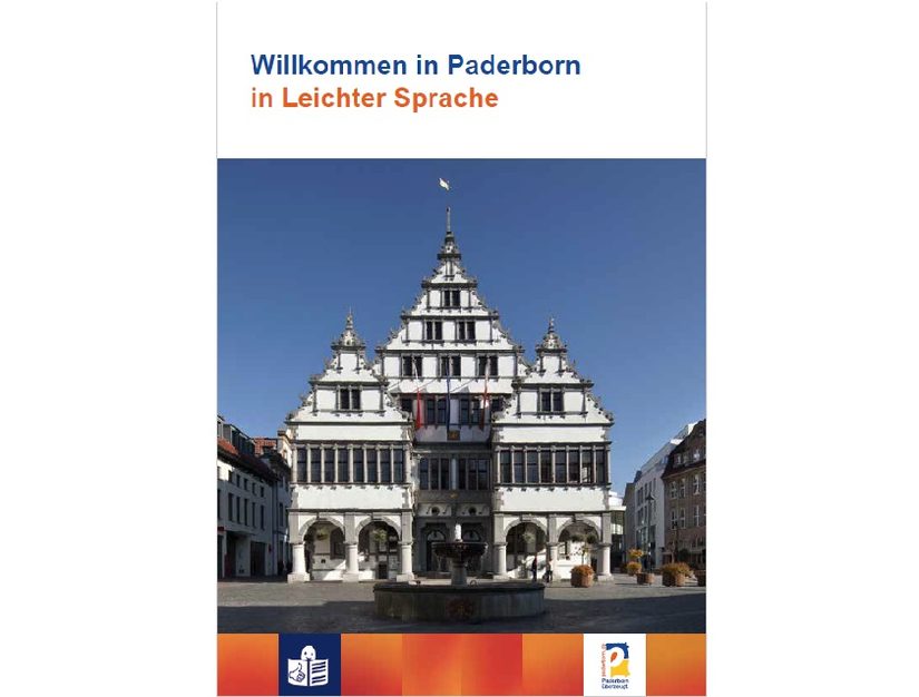 Broschüre "Willkommen in Paderborn - Leichte Sprache"
