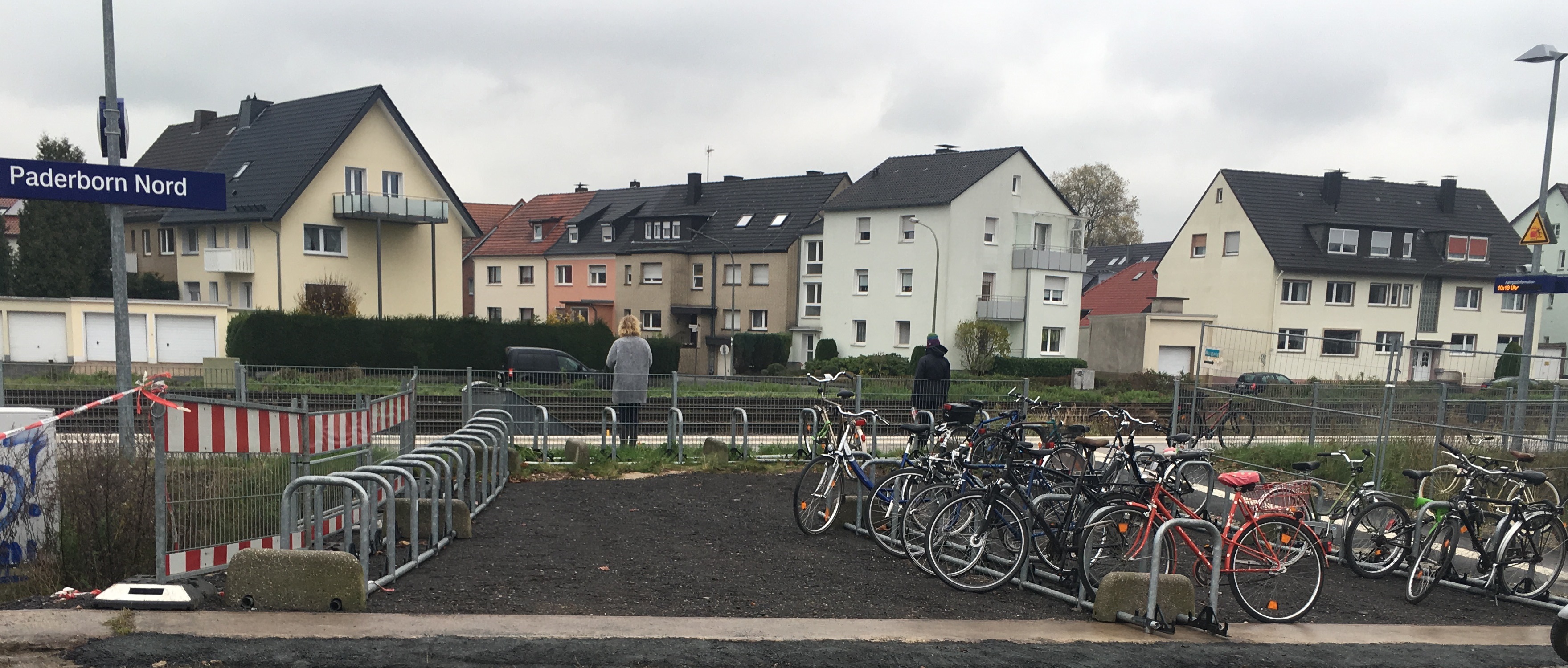 Wieder Fahrradständer am Nordbahnhof Stadt Paderborn