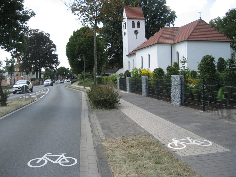 Aufhebung Benutzungspflicht Radweg Detmolder Straße Marienloh
