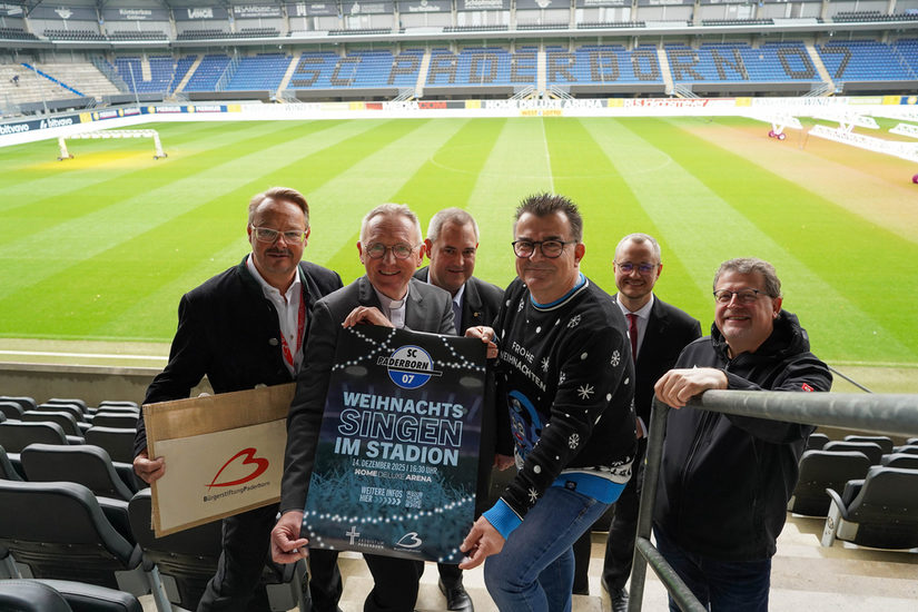 Weihnachtssingen im Stadion