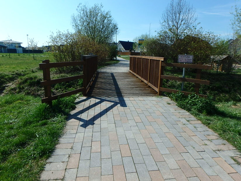 Dellgossenbrücke am Stieglitz Weg in Wewer