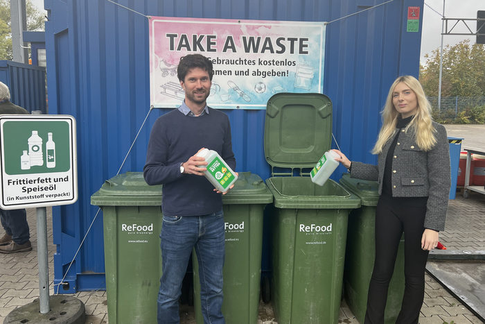 Beim ASP Öle und Fette entsorgen