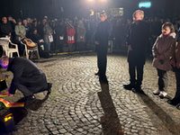 Gruppenfoto Gedenkstunde Reichspogromnacht