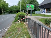 Sperrung Fahrspur Heierswall