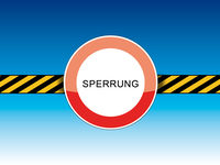 Sperrung