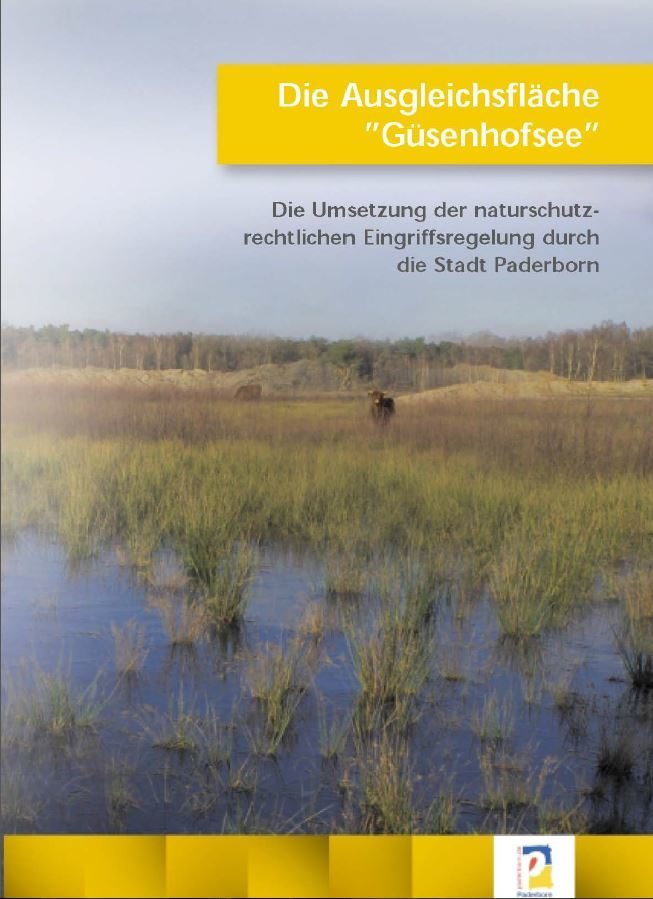 Broschüre Die Ausgleichsfläche "Güsenhofsee"