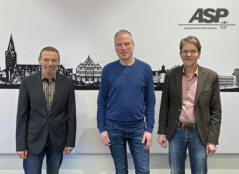 Dass neue Führungstrio des ASP von links: Christoph Lüthen, Jörg Münster, und Dr. Dietmar Regener