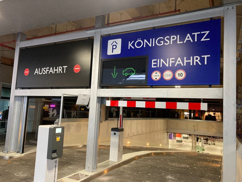 Neue Zufahrt TG Königsplatz