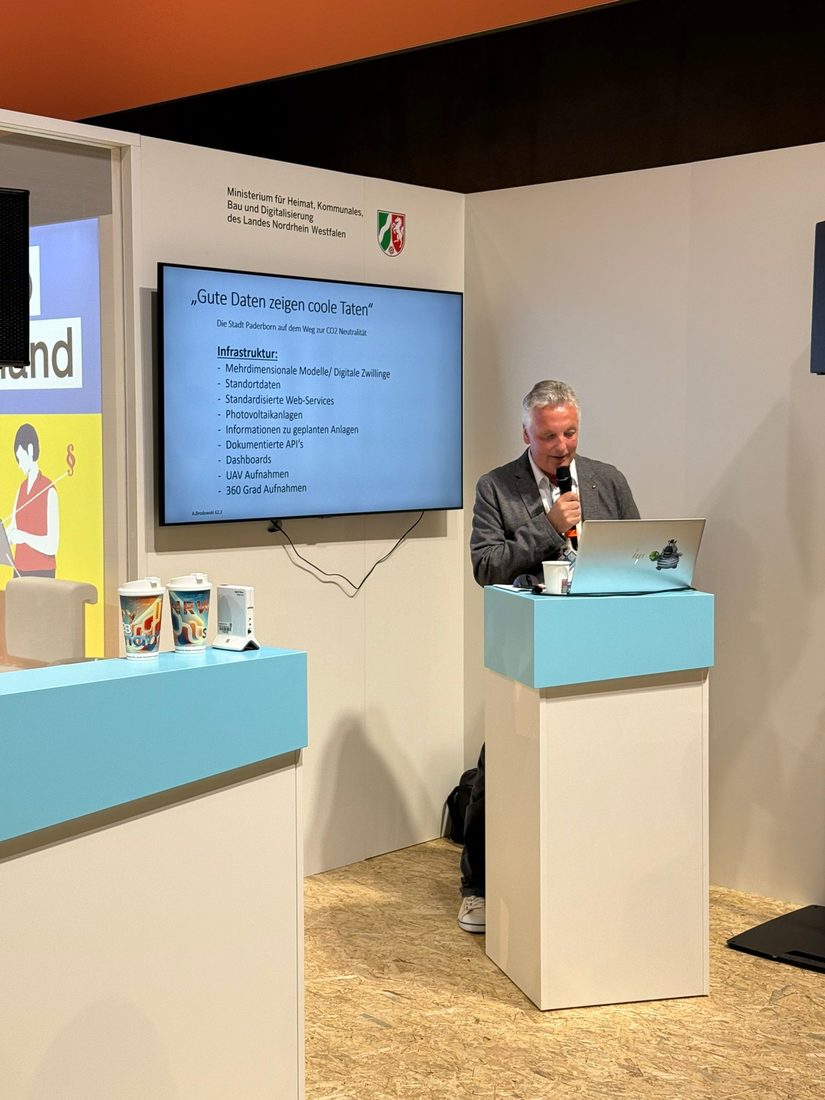 Foto Redner auf der Smart Country Convention