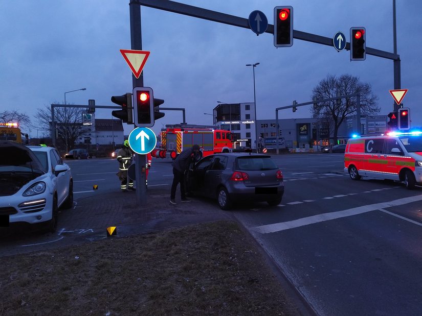 Verkehrsunfall B1 Frankfurter Weg