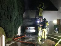 Garagenbrand in Paderborn-Wewer