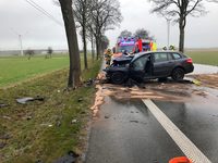 Schwerer Verkehrsunfall B68