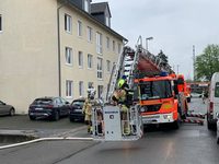 Brand im Mehrfamilienhaus Klöcknerstraße