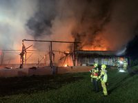 Brand eines Vereinsheimes