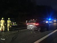 Verkehrsunfall mit zwei Verletzten B86
