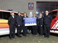 Flutkatastrophe-Spendenaktion der Kinderfeuerwehr Paderborn für die Kinderfeuerwehr Euskirchen