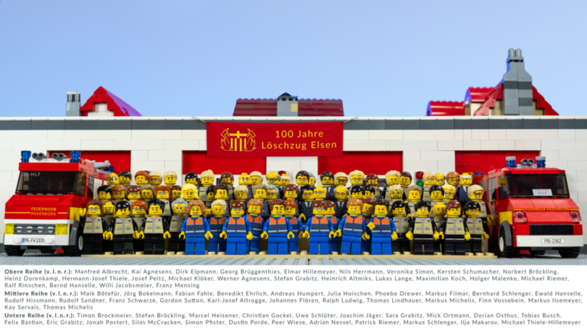Gruppenfoto Lego