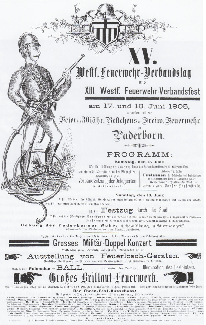 Plakat Verbandsheft Historisch