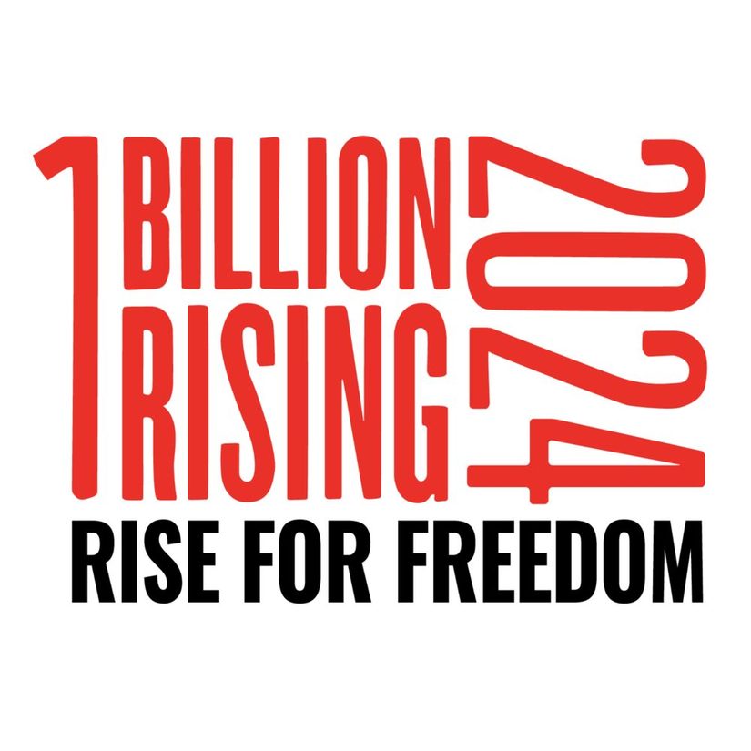 One Billion Rising Logo 2024: Rise for freedom