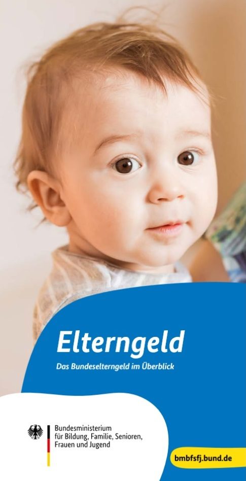 Cover neue Broschüre Elterngeld Juni 2025