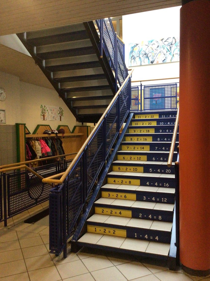Unsere Einmaleins-Treppen rechts