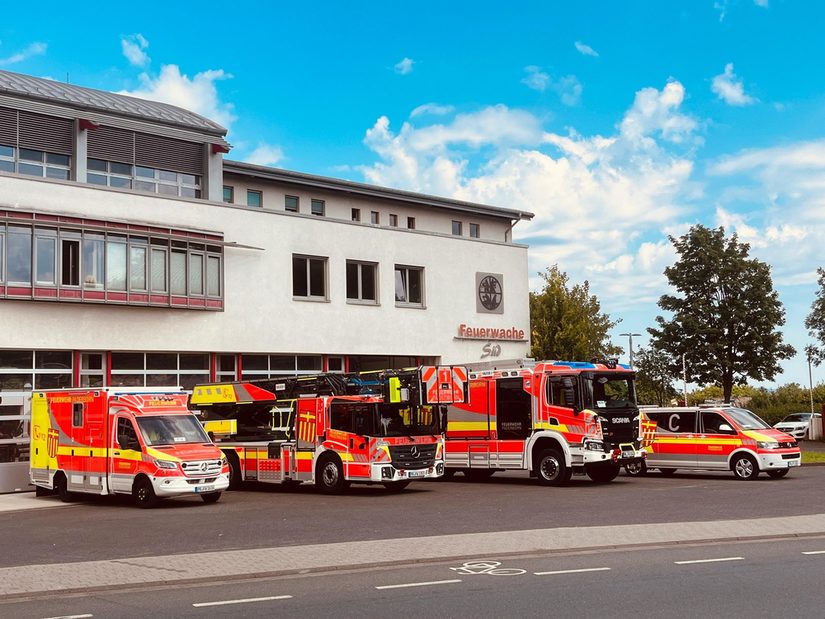 Fahrzeugpark der Feuerwehr Paderborn