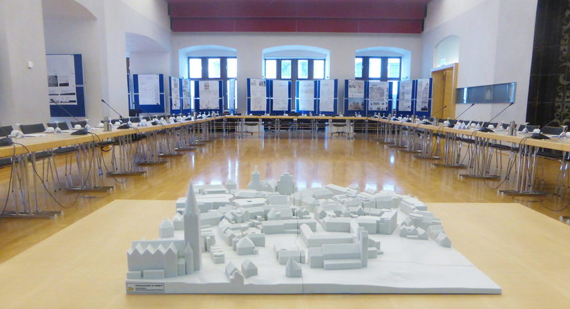 3D-Modell der Paderborner Innenstadt