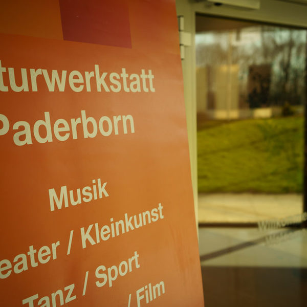 Eingangsbereich im Ausweichquartier der Kulturwerkstatt