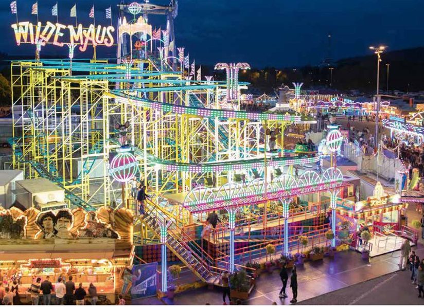 Achterbahn "Wilde Maus"