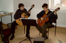 Bild vom Gitarrenunterricht