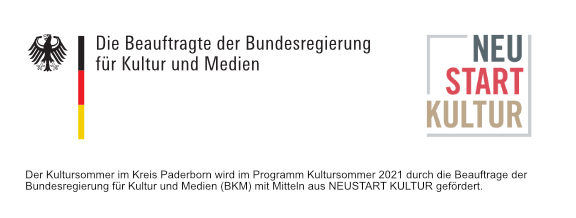 Der Kultursommer im Kreis Paderborn wird im Programm Kultursommer 2021 durch die Beauftragte der Bundesregierung für Kultur und Medien (BKM) mit Mitteln aus NEUSTART KULTUR gefördert