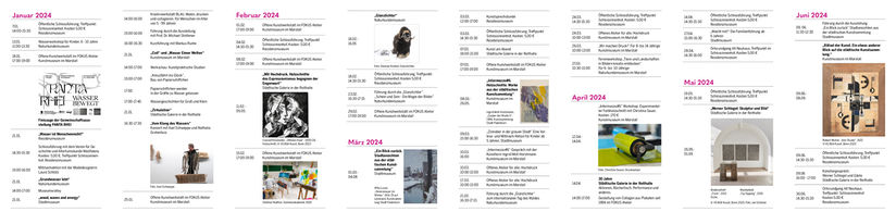 Halbjahresprogramm Städtische Museen und Galerien 1/2024