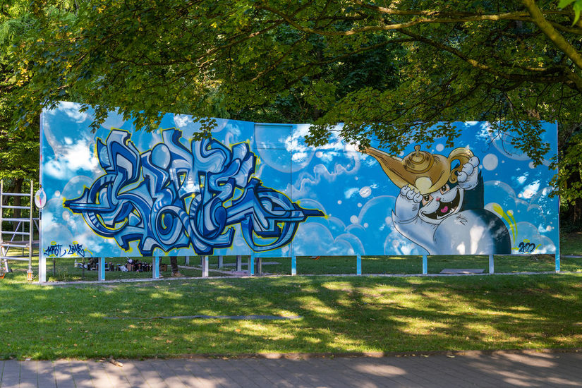 Graffiti-Stern - Kröti und Lime