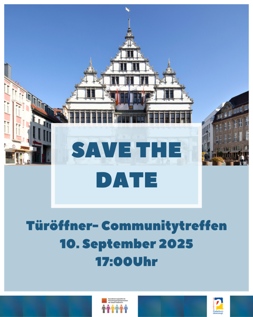 SAVE THE DATE Türöffner-Communitytreffen 10.09.2025 17:00 Uhr
