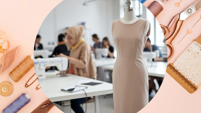 Blick in einen Nähraum