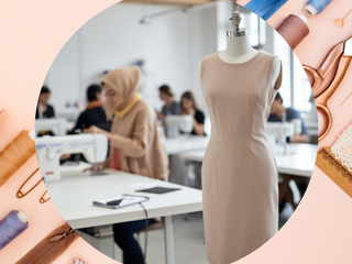 Blick in einen Nähraum