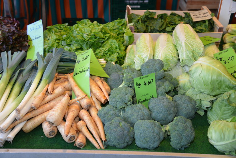 Gemüse und Salat immer Frisch auf den Tisch