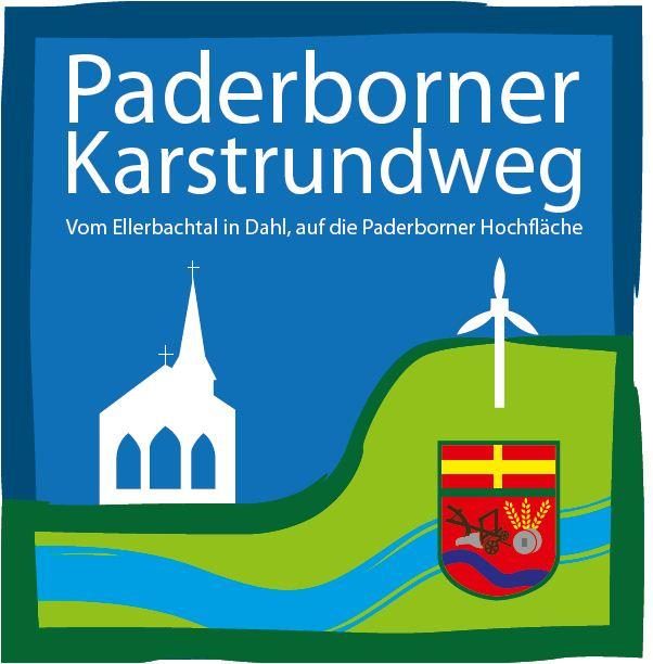 Wanderwegschild Paderborner Karstrundweg