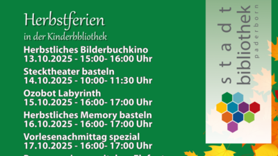 Herbstferien in der Kinderbibliothek