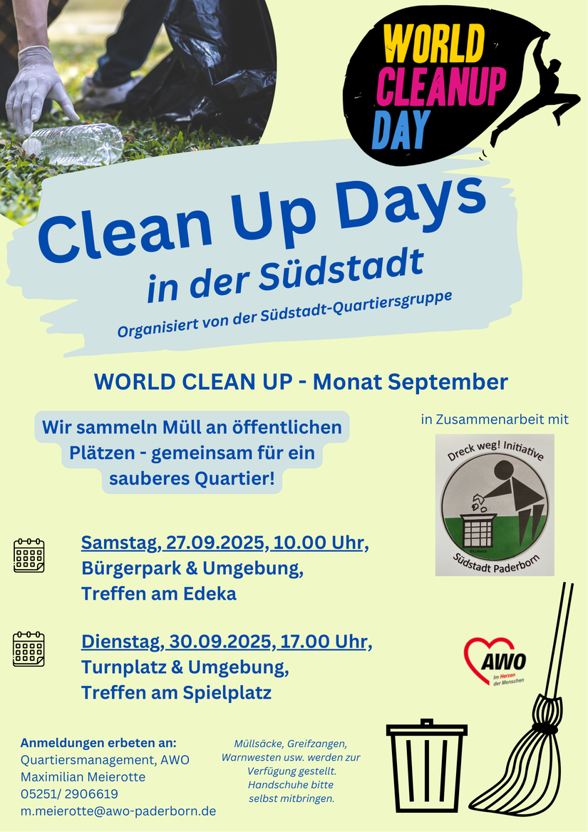 Clean Up Days in der Südstadt