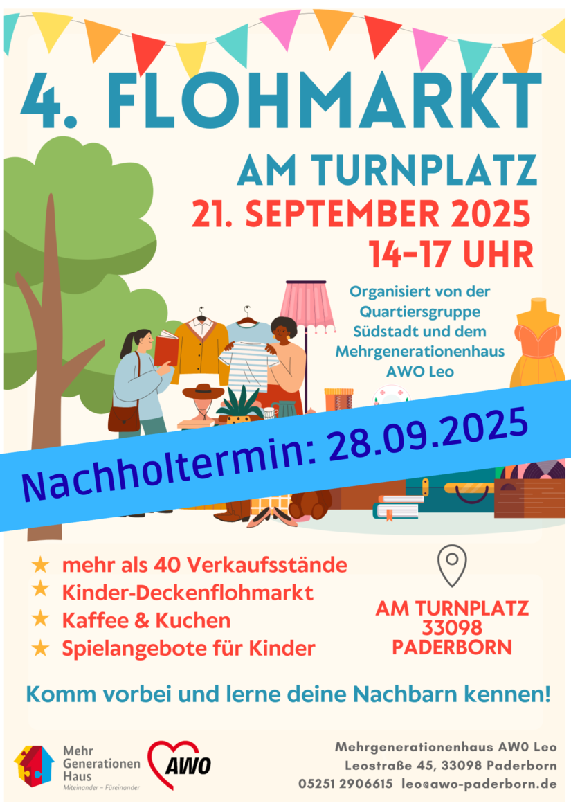 Flohmarkt am Turnplatz - Nachholtermin