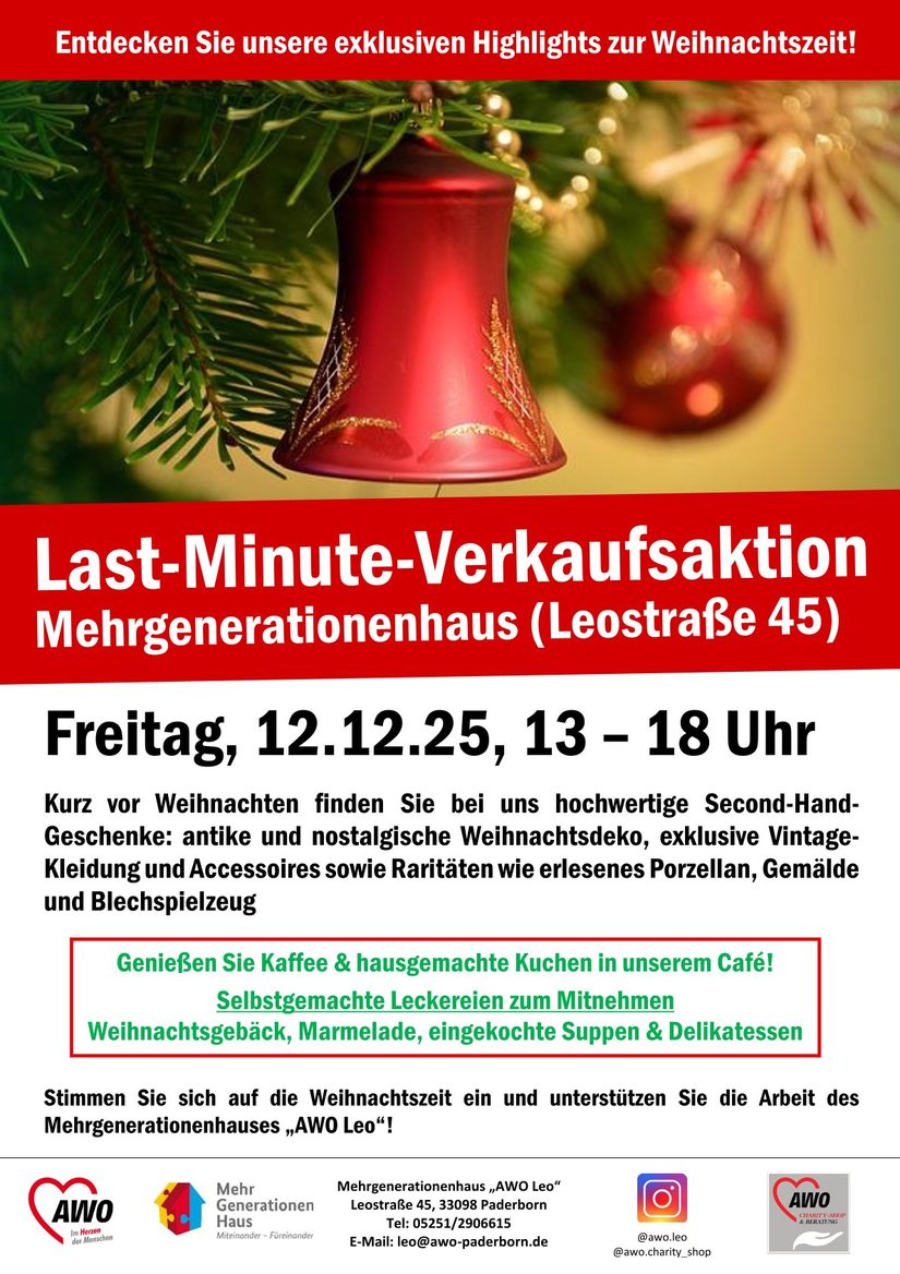 Last-Minute-Verkaufsaktion