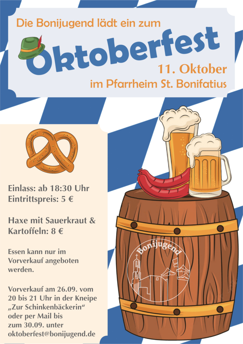 Plakat zum Oktoberfest 2025