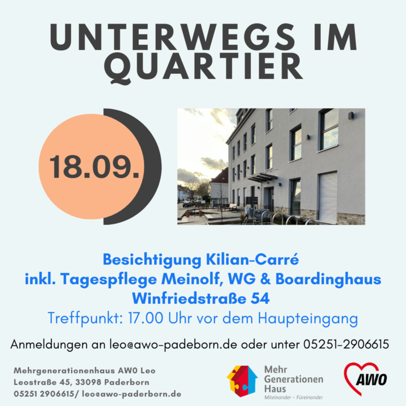 Unterwegs im Quartier