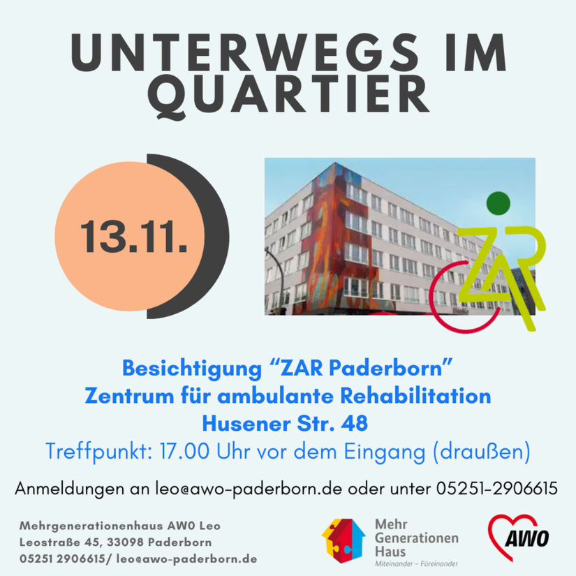 Unterwegs im Quartier