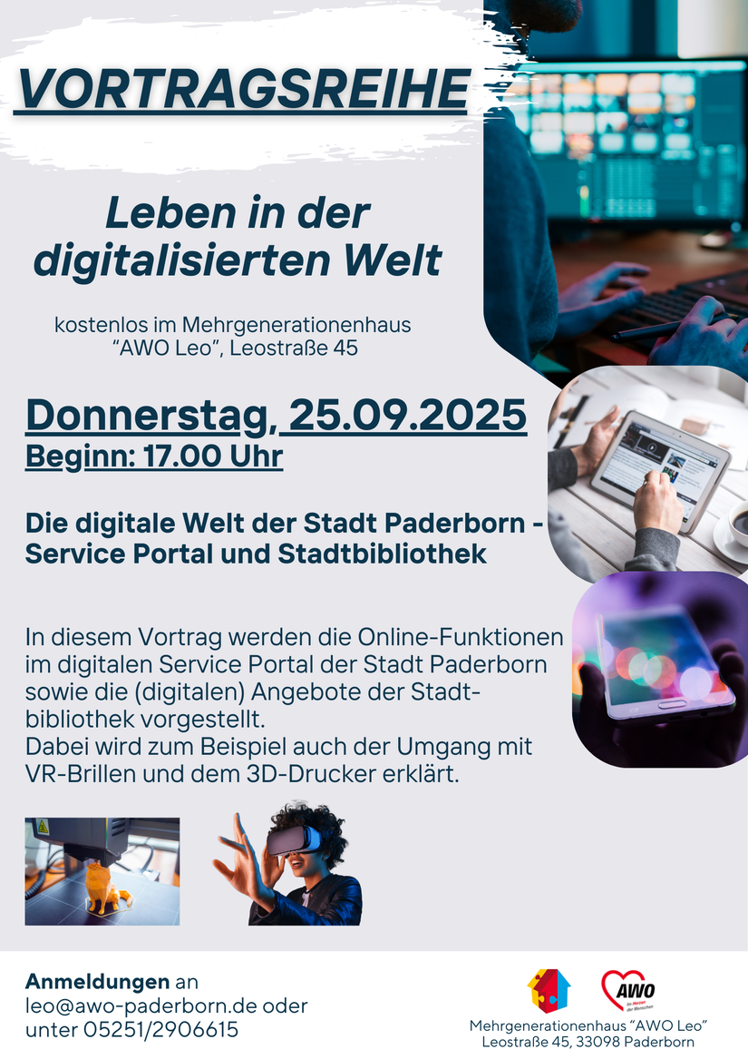 Vortrag "Leben in der digitalisierten Welt"