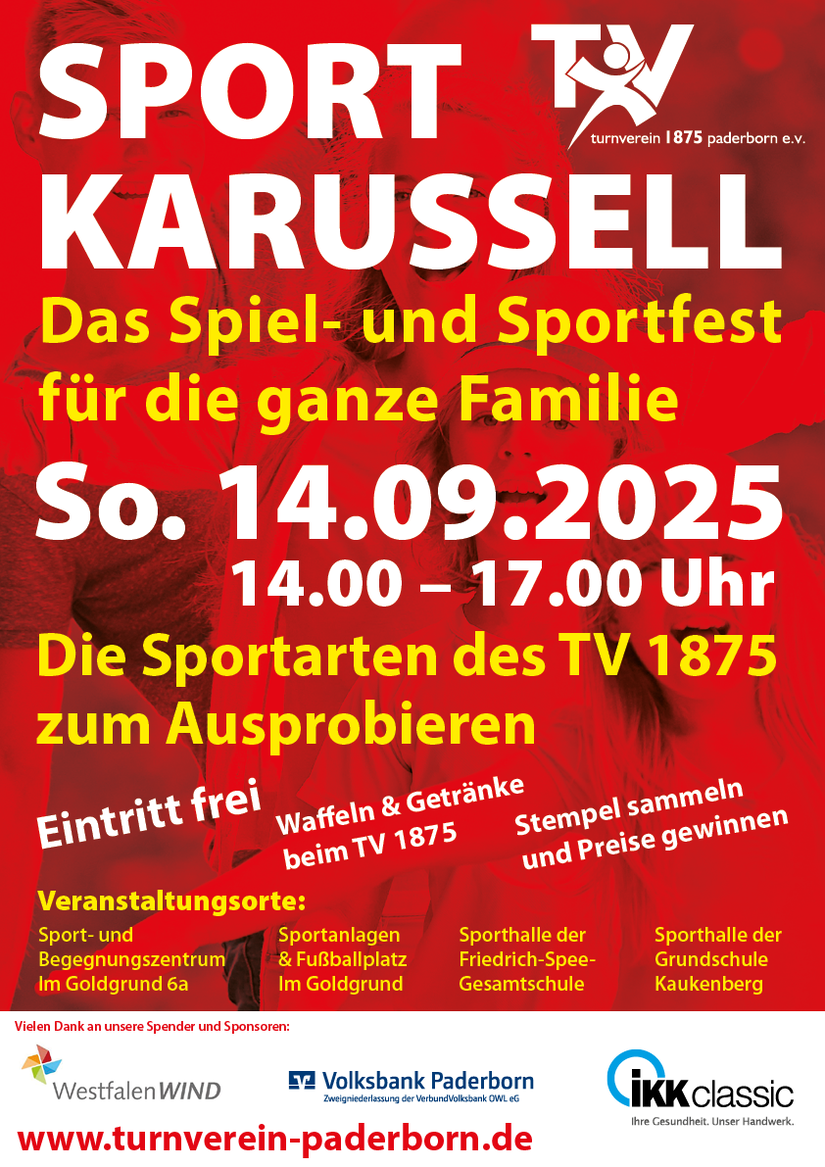 Sportkarussell als Mitmachprogramm für die ganze Familie
