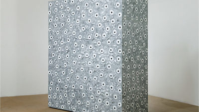 Walther Schwiete: Styroporobjekt, schwebend gelagert 2004