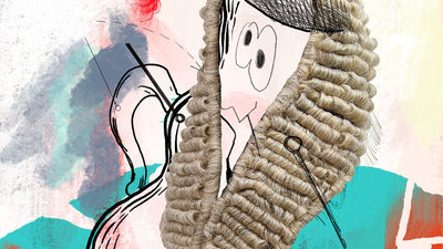 Grafik "Der zerbrochne Krug" Theater Paderborn