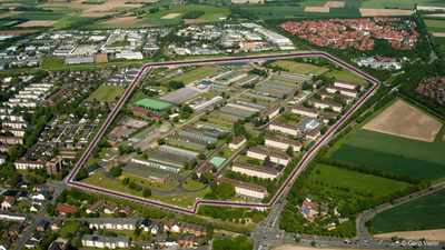 Stadt Paderborn Zukunftsquartier Drohnenflug